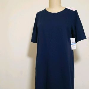 NWT Tommy Hilfiger shoulder detail tee dress